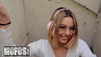 Damn, Lya Missy’s pussy gets owned by Jordi’s huge cock!