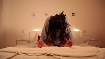 She's cheating at work, cumming huge!