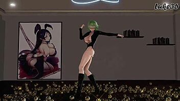 gumi vocaloid in mmd animation.