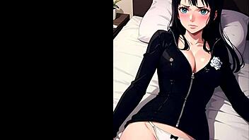Nico Robin's hentai part 4: jerk off encouragement