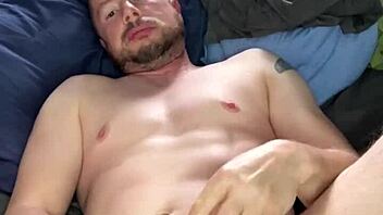 guy in male panties with huge load