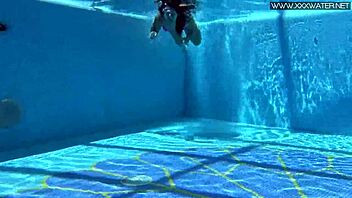 Hot Russian Jessica Lincoln Splashes In The Pool During Holiday