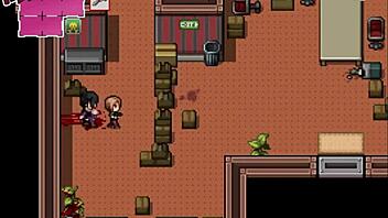 getting a double spanish from busty hentai zombies retreat babes in part 12