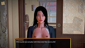 My new family member flaunts her big ass in this cartoon adventure