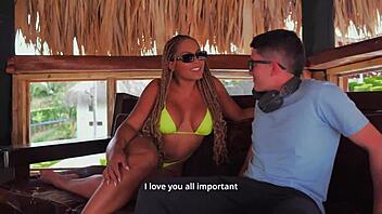 hey, watch this ebony colombian milf take virgin nerd guy's first interracial load in mouth with pipeboy1 and carla morelli?