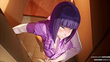 hinata's expected visitor brings a cartoon surprise