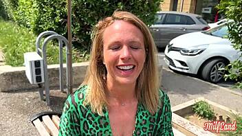 Julie, the blonde slut, fulfills her threesome desire with big tits and group action in this hentai part 1.