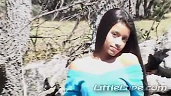 little lupe gets wild masturbating outdoors 😜