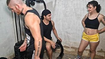 Good gym training turns into hot sex with monster cock 😏