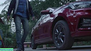 So, this Indian hot malkin got steamy with her car driver