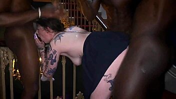 british teen wrecked by three bbc in wild gangbang. can't believe it happened!