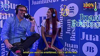 Jessica's solo session with vibrator leads to wild fantasy