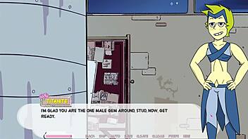 The gems are in control in this animated porn