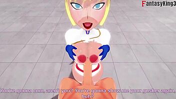 Power girl gets pov fucked by superman in fantasy 😏