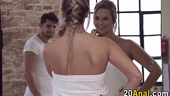 European Babes Enjoy Relaxing Massage Session