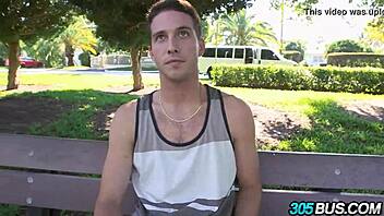 Tiny Latina Veronica Rodriguez Handles Multiple Cocks on 305Bus!