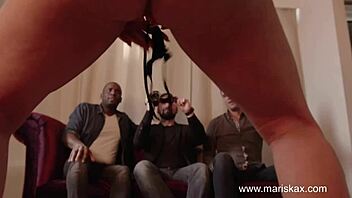 mariskax, join this interracial gangbang with busty sexy susi