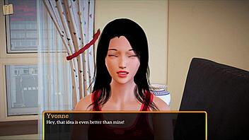 My new family member flaunts her big ass in this cartoon adventure