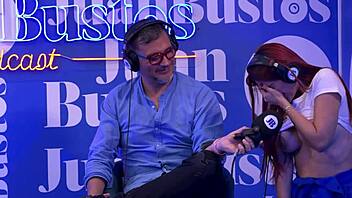 Jessica's solo session with vibrator leads to wild fantasy