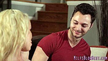 Busty milf gets her pussy licked and sucked in steamy oral action.