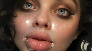 Intense Face Painting with 100 AI Facials