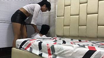 Horny Doctor Sucks Cock Of Patient In Recovery.