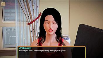 My new family member flaunts her big ass in this cartoon adventure