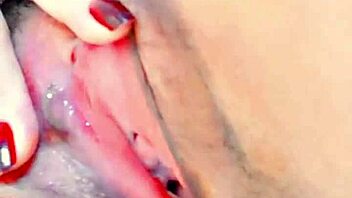 neighbors and father in law enjoy amateur fun with cute chubby friend