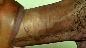 Big White Cock Ejaculates In Ebony Slut Mouth And Swallow