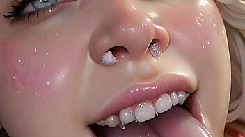 Intense Face Painting with 100 AI Facials