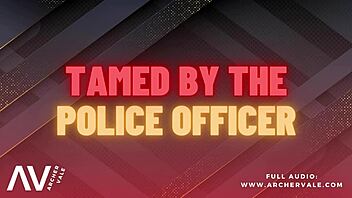 Audio story of a BDSM slave, a crossdress cop in chastity at work