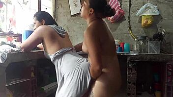 Is Sandra craving pussy licking while cooking dinner?