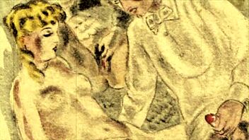 vintage erotic illustration from retro comics