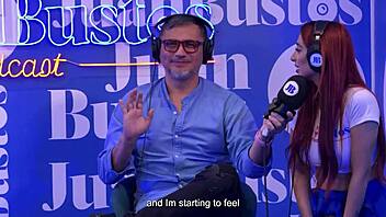Jessica's solo session with vibrator leads to wild fantasy