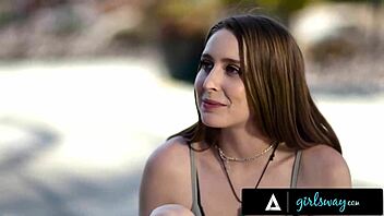 i'm skye blue n laney grey, we wuz curious straight sorority babes tryin a lesbian orgy train durin bbq, lickin n kissin each other's pussies, it wuz so intens n wild