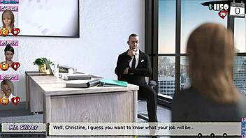 Babysitter plays naughty Mr. Gentleman with niece in game.