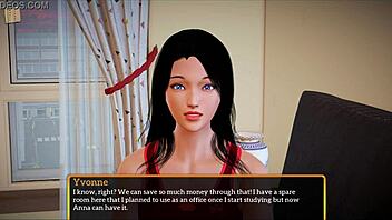 My new family member flaunts her big ass in this cartoon adventure