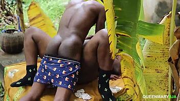 i get horny when she comes to fetch water, leading to hardcore sex in doggystyle with her big ass