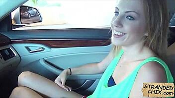 Public pick up turns into hardcore sex with Jenna Marie