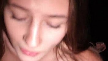 latina girl in casting interview shows deep throat skills