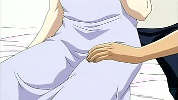 Step father can't resist touching his young 18+ step daughter's tits in bikini hentai