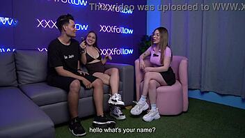 Little 18+ Colombian Majo Cute shows how to squirt in hot homemade casting with Dani Ortiz