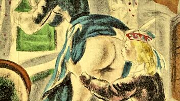 Ilustrasi Eroik Vintage Dari Komik Retro Panas