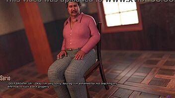 커클드 남편이 아내가 내 빅 딕을 빨는 걸 3D 헨타이에서 봐