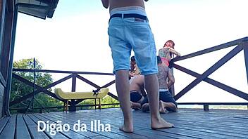 Suruba Ao Na Sacada � Gostosa Demais