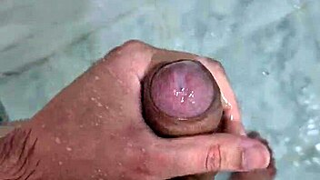 Why does this cute guy jerk off until cumming in the shower?