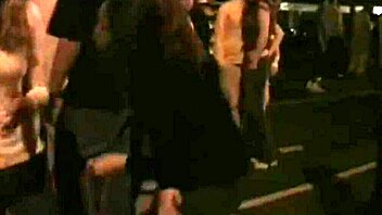 amateur teen lesbians finger each other's pussies at a university party