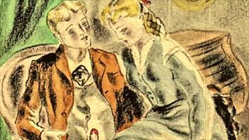 Ilustrasi Eroik Vintage Dari Komik Retro Panas