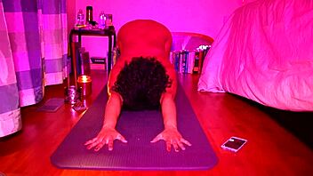 Professor Gaia Performs Naked Yoga Poses
