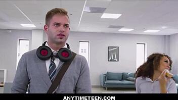 Penelope Kay And Charley Hart Freeuse Fuck At Work With Peter Green And Nicky Rebel